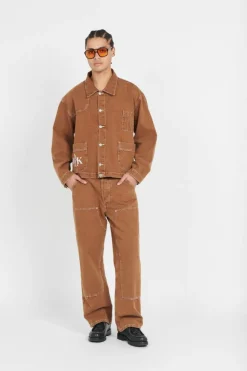 THE BROWN CARPENTER’S JACKET - Veste | Marron*WALK IN PARIS Clearance