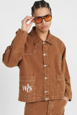 THE BROWN CARPENTER’S JACKET - Veste | Marron*WALK IN PARIS Clearance