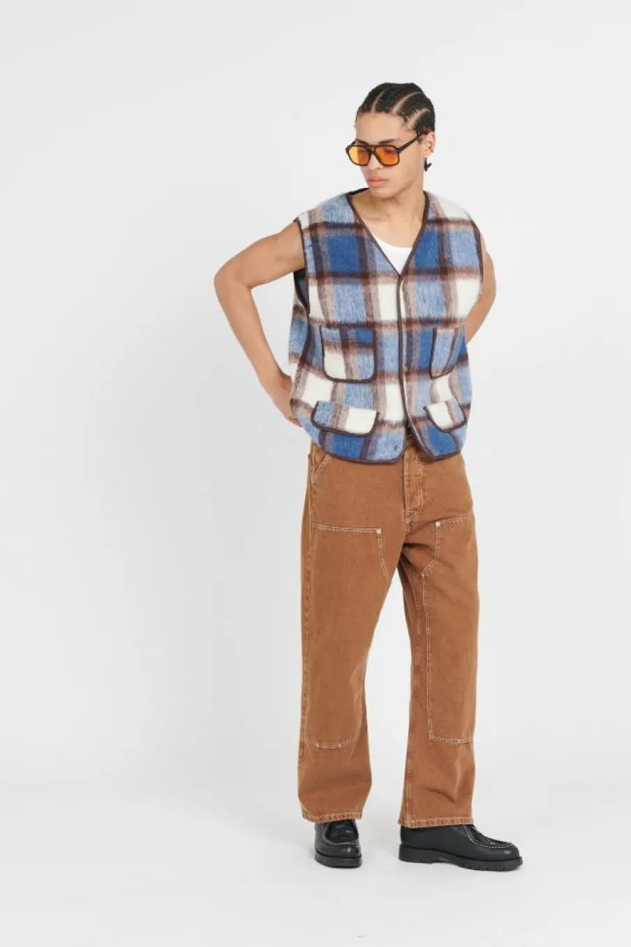 THE BROWN CARPENTER’S PANTS - Pantalon | Marron*WALK IN PARIS Online