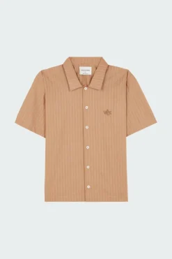 THE BROWN SHORT-SLEEVED SHIRT - Chemise | Marron*WALK IN PARIS Best