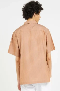THE BROWN SHORT-SLEEVED SHIRT - Chemise | Marron*WALK IN PARIS Best