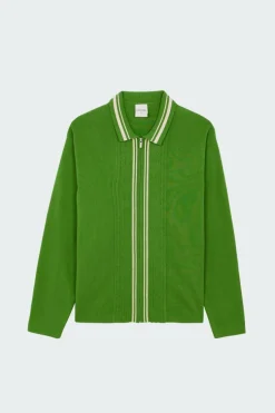 THE EMERALD GREEN KNITTED CARDIGAN - Cardigan | Vert*WALK IN PARIS New