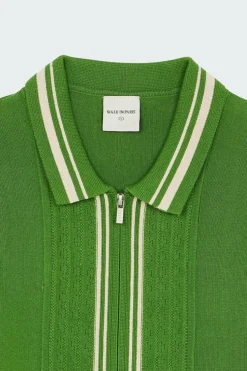 THE EMERALD GREEN KNITTED CARDIGAN - Cardigan | Vert*WALK IN PARIS New