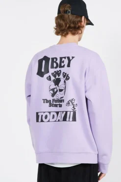 THE FURE START - Sweatshirt | Violet*OBEY Sale