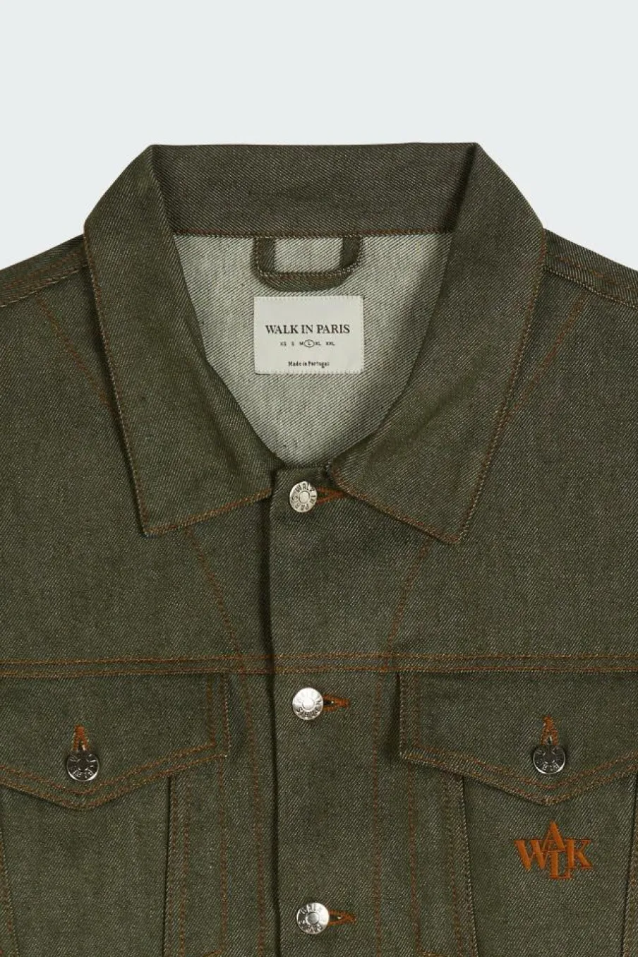 THE GARDENER’S GREEN DENIM JACKET - Veste | Vert*WALK IN PARIS New