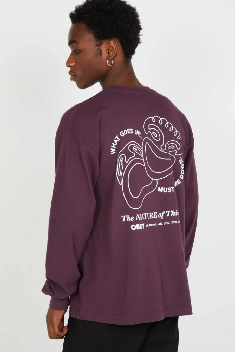 THE NATURE OF - Sweatshirt | Violet*OBEY New