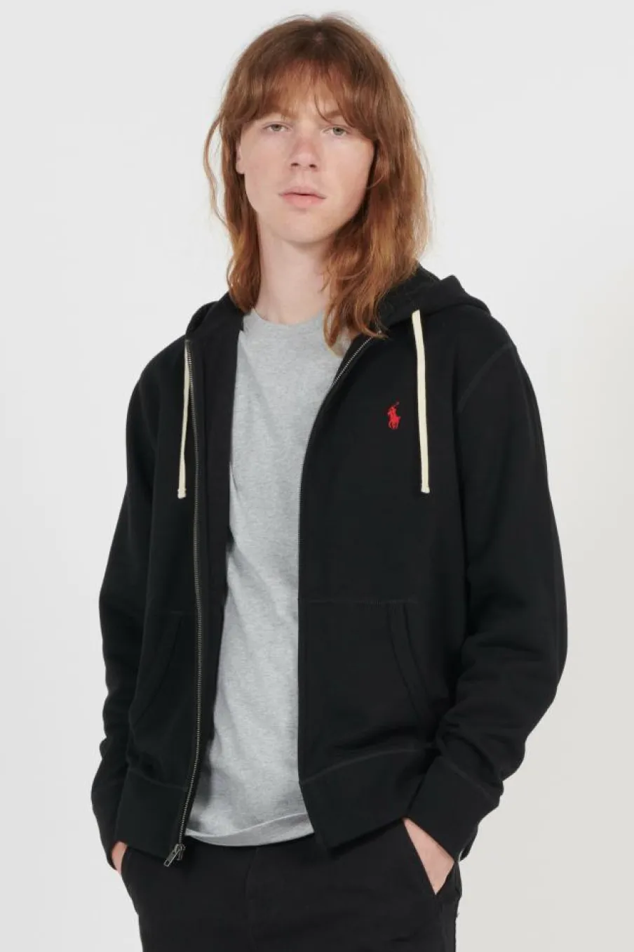 The RL Fleece Hoodie - Hoodie zippé | Noir*POLO RALPH LAUREN Discount