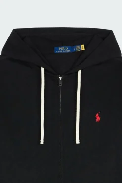 The RL Fleece Hoodie - Hoodie zippé | Noir*POLO RALPH LAUREN Discount