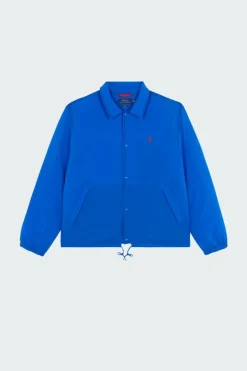 The Teak Insulated Coach’s Jacket - Veste | Bleu*POLO RALPH LAUREN Clearance