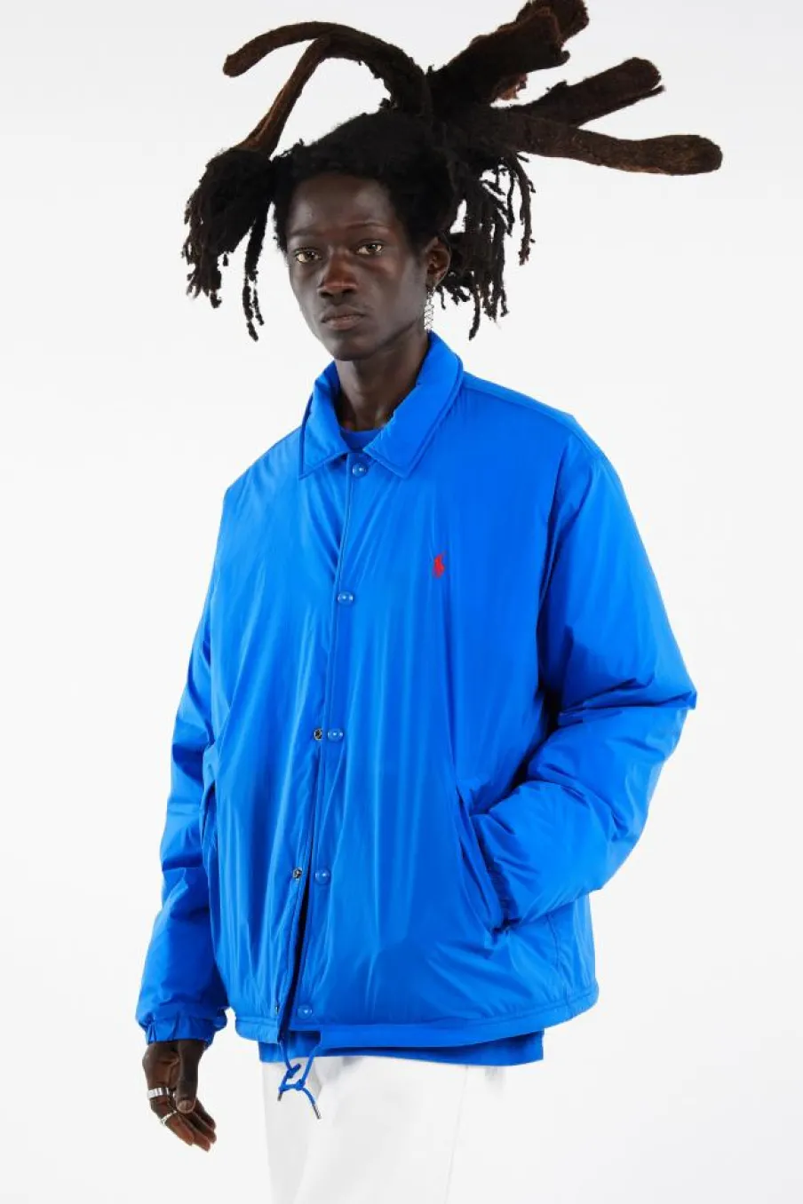 The Teak Insulated Coach’s Jacket - Veste | Bleu*POLO RALPH LAUREN Clearance