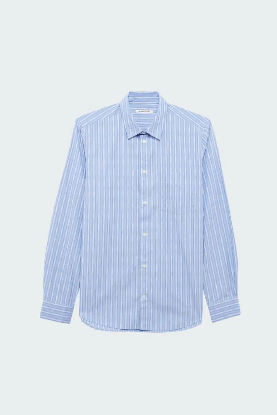 TIMOTHY TATTOO STRIPE SHIRT - Chemise | Bleu*WOOD WOOD Best