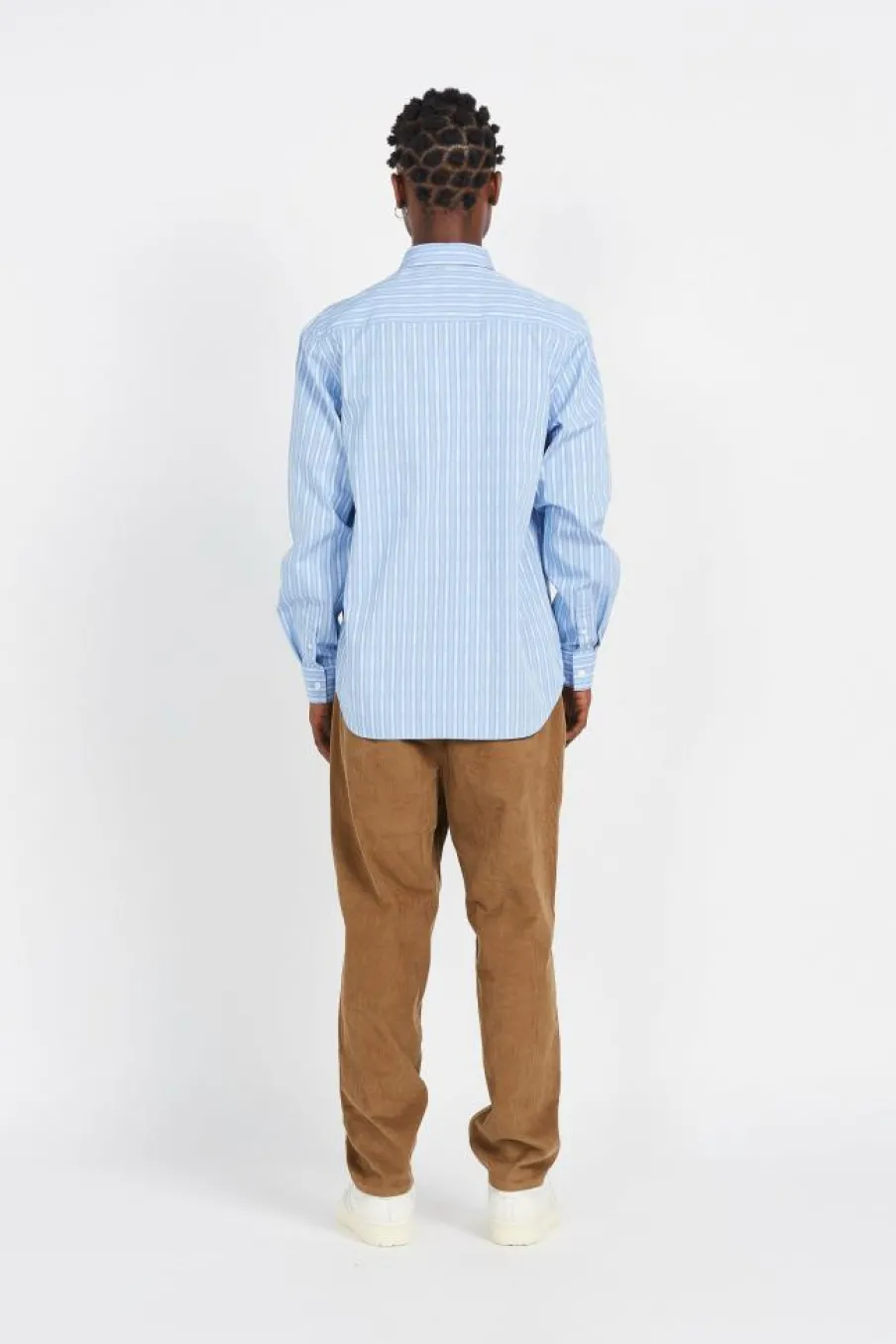 TIMOTHY TATTOO STRIPE SHIRT - Chemise | Bleu*WOOD WOOD Best