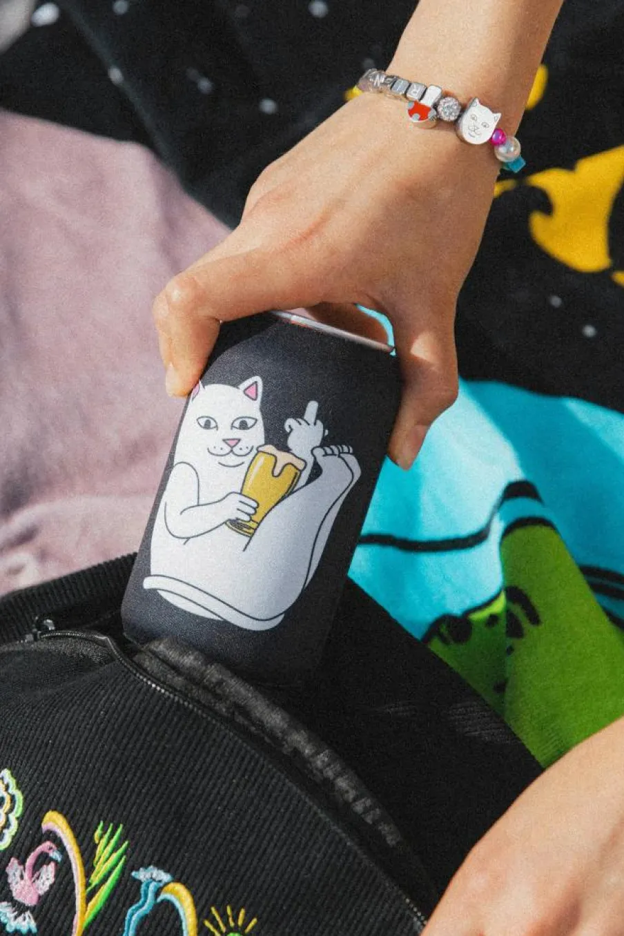 TIPPY NERM BEER COZY - Porte bière | Noir*RIPNDIP Outlet