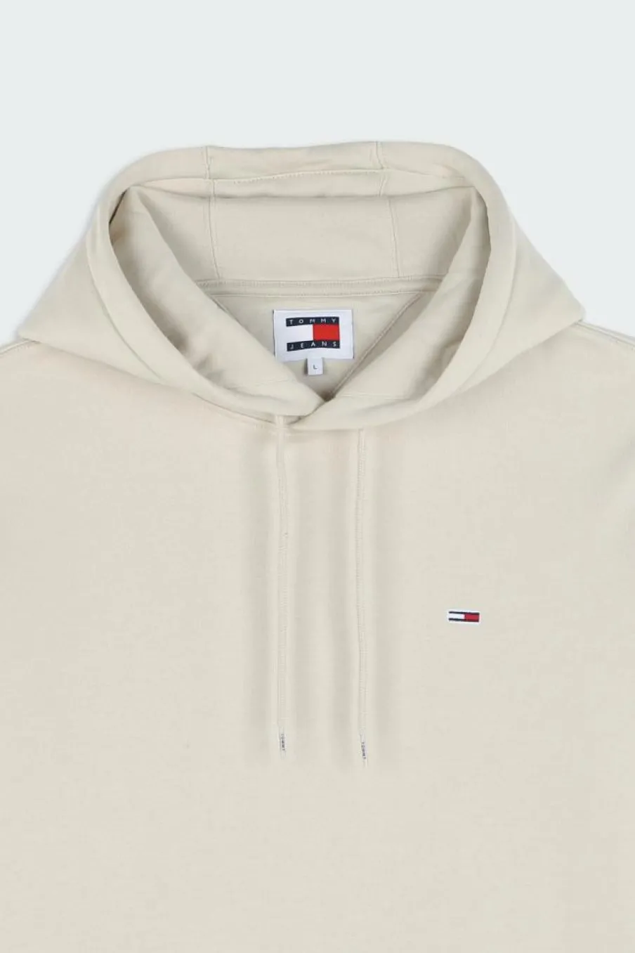 TJM REG S FLAG HOODI - Hoodie | Beige*TOMMY JEANS Discount