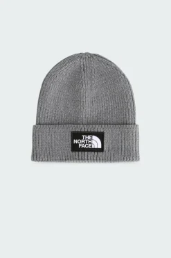 TNF LOGO BOX CUFFED BEANIE - Bonnet | Gris*THE NORTH FACE Sale