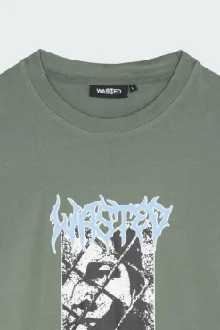 T-NINE WIRE - T-shirt | Vert*WASTED Discount