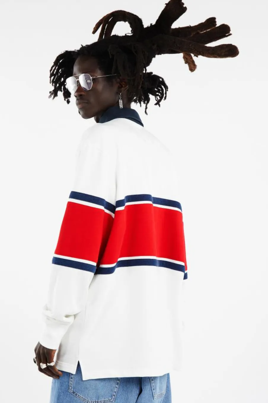 TOMMY GIRL RUGBY POL - Polo | Blanc*TOMMY JEANS Clearance