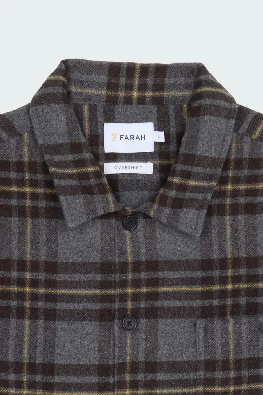 TORINO LS CHECK - Chemise | Gris*FARAH Online