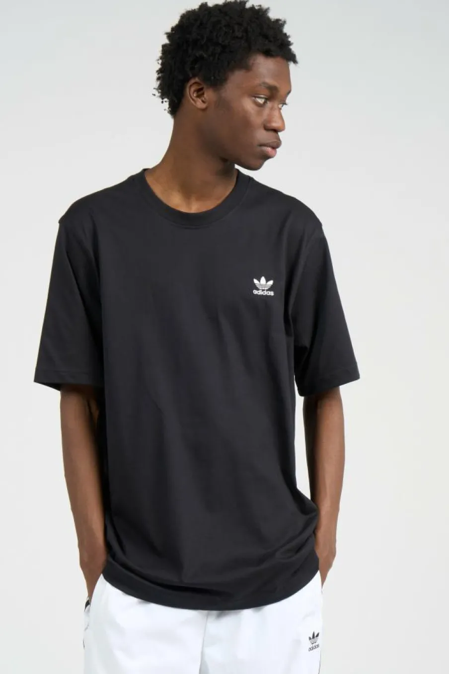 TREFOIL ESS TEE - T-shirt | Noir*ADIDAS Sale