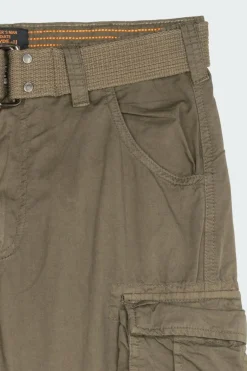 Treillis - Pantalon treillis ceinturé | Vert*SCHOTT Discount