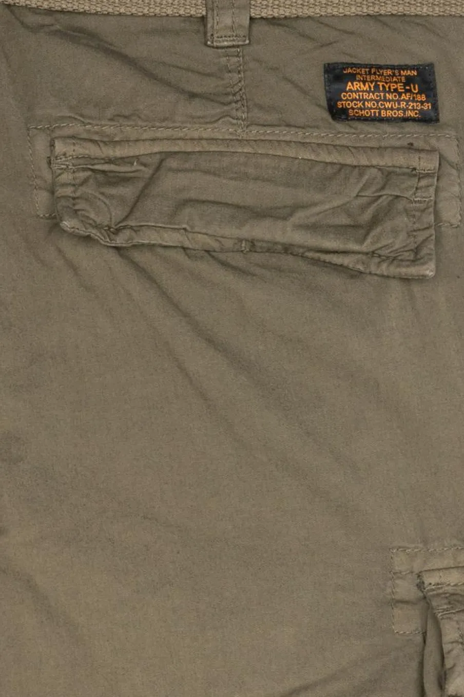Treillis - Pantalon treillis ceinturé | Vert*SCHOTT Discount