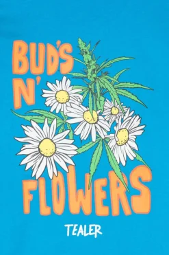TS BUDS N FLOWERS - T-shirt | Bleu*TEALER New