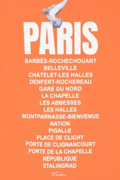 TS PARIS CITY DISTRICT ORANGE - T-shirt | Orange*TEALER New
