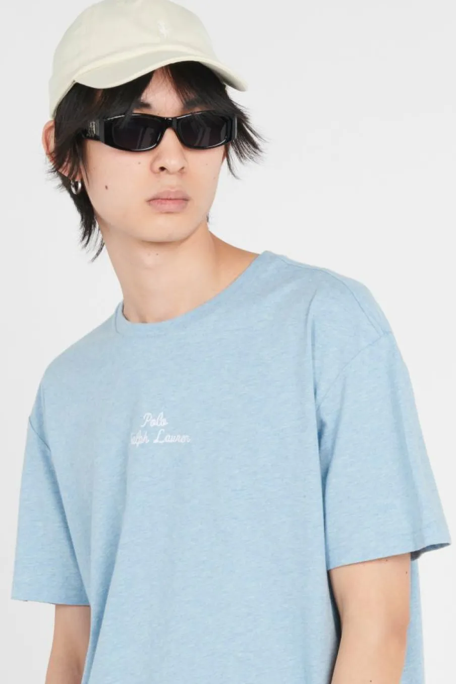 T-shirt coupe classique à logo en jersey - T-shirt | Bleu*POLO RALPH LAUREN New