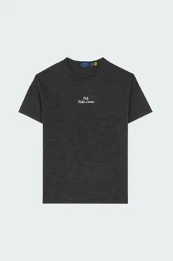 T-shirt coupe classique à logo en jersey - T-shirt | Noir*POLO RALPH LAUREN Discount