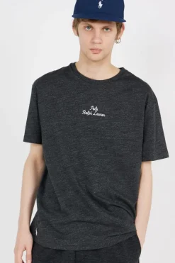 T-shirt coupe classique à logo en jersey - T-shirt | Noir*POLO RALPH LAUREN Discount