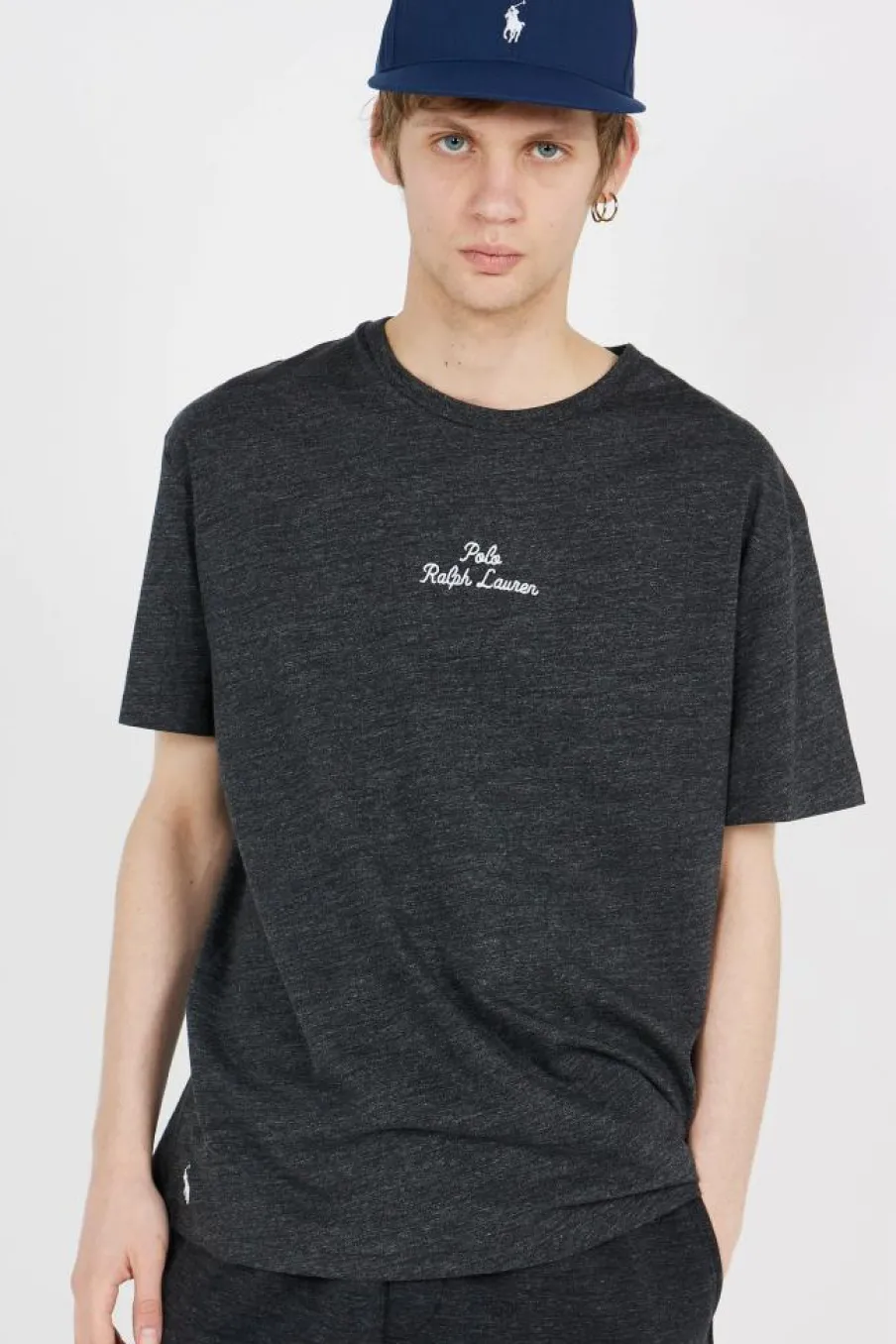 T-shirt coupe classique à logo en jersey - T-shirt | Noir*POLO RALPH LAUREN Discount