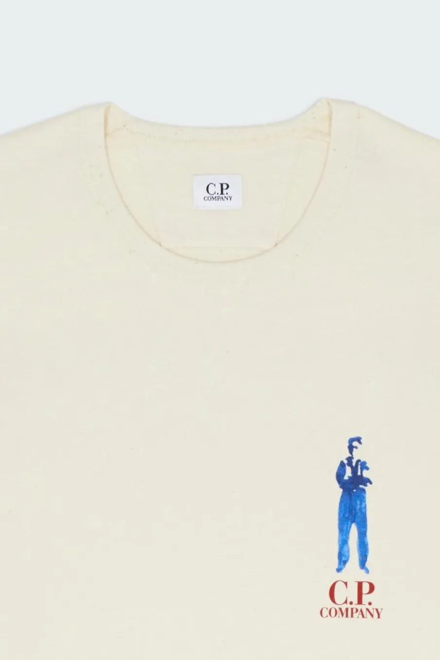 T-SHIRTS SHORT SLEEVE IN JERSEY GUSCETTE - T-shirt | Vert*C.P. COMPANY Sale