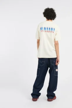 T-SHIRTS SHORT SLEEVE IN JERSEY GUSCETTE - T-shirt | Vert*C.P. COMPANY Sale