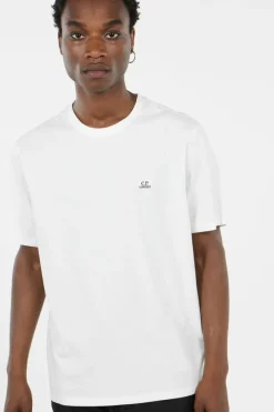 T-SHIRTS SHORT SLEEVE IN JERSEY 30/1 - T-shirt | Blanc*C.P. COMPANY Clearance