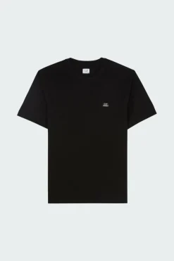 T-SHIRTS SHORT SLEEVE IN JERSEY 30/1 - T-shirt | Noir*C.P. COMPANY Hot