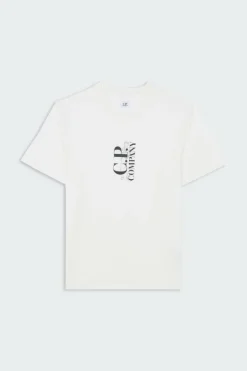 T-SHIRTS SHORT SLEEVE IN JERSEY 30/1 - T-shirt | Blanc*C.P. COMPANY Hot