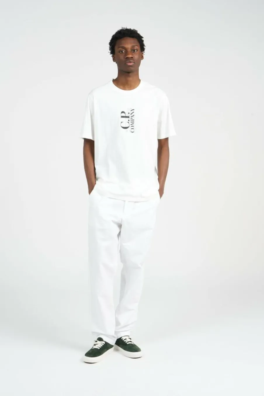 T-SHIRTS SHORT SLEEVE IN JERSEY 30/1 - T-shirt | Blanc*C.P. COMPANY Hot