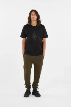 T-SHIRTS SHORT SLEEVE IN MERCERIZED JERSEY 30/2 TWISTED - T-shirt | Noir*C.P. COMPANY New