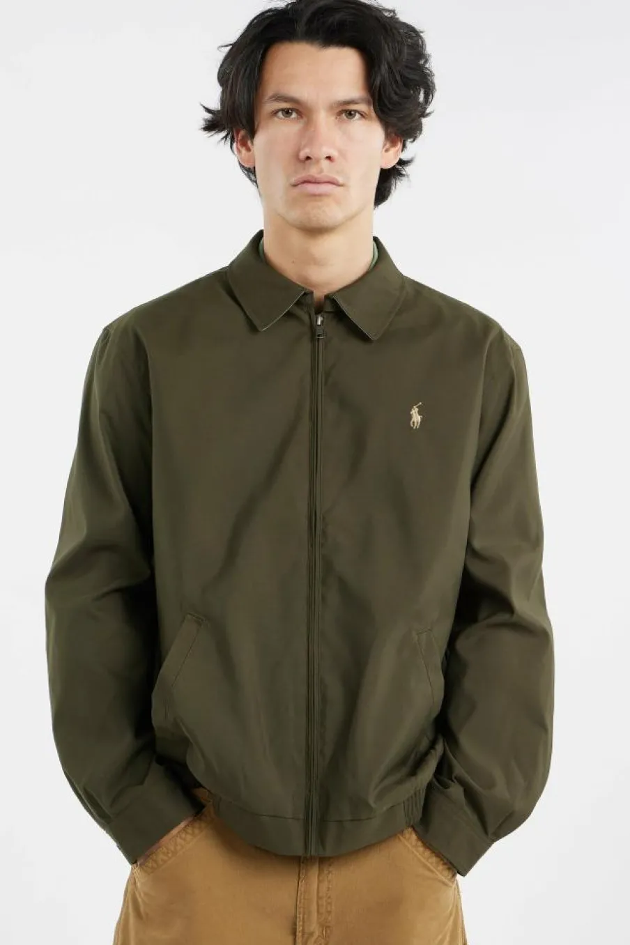 Twill Bi-Swing Jacket - Veste | Kaki*POLO RALPH LAUREN Outlet