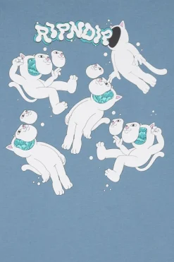 UNATTACHED - T-shirt | Bleu*RIPNDIP Outlet