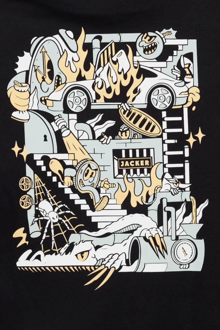 Underground - Hoodie | Noir*JACKER Sale