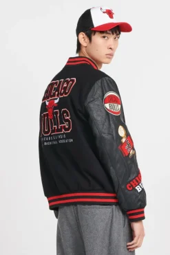 VARSITY CHICAGO BULLS - Veste | Noir*NEW ERA Clearance