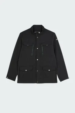 VESTE DE COMBAT EN SOFTSHELL - Parka | Noir*SCHOTT Outlet