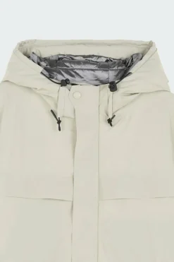 VESTE TECH LEGERE CAPUCHE COUTURES SOUDEES - Doudoune | Beige*SCHOTT Sale