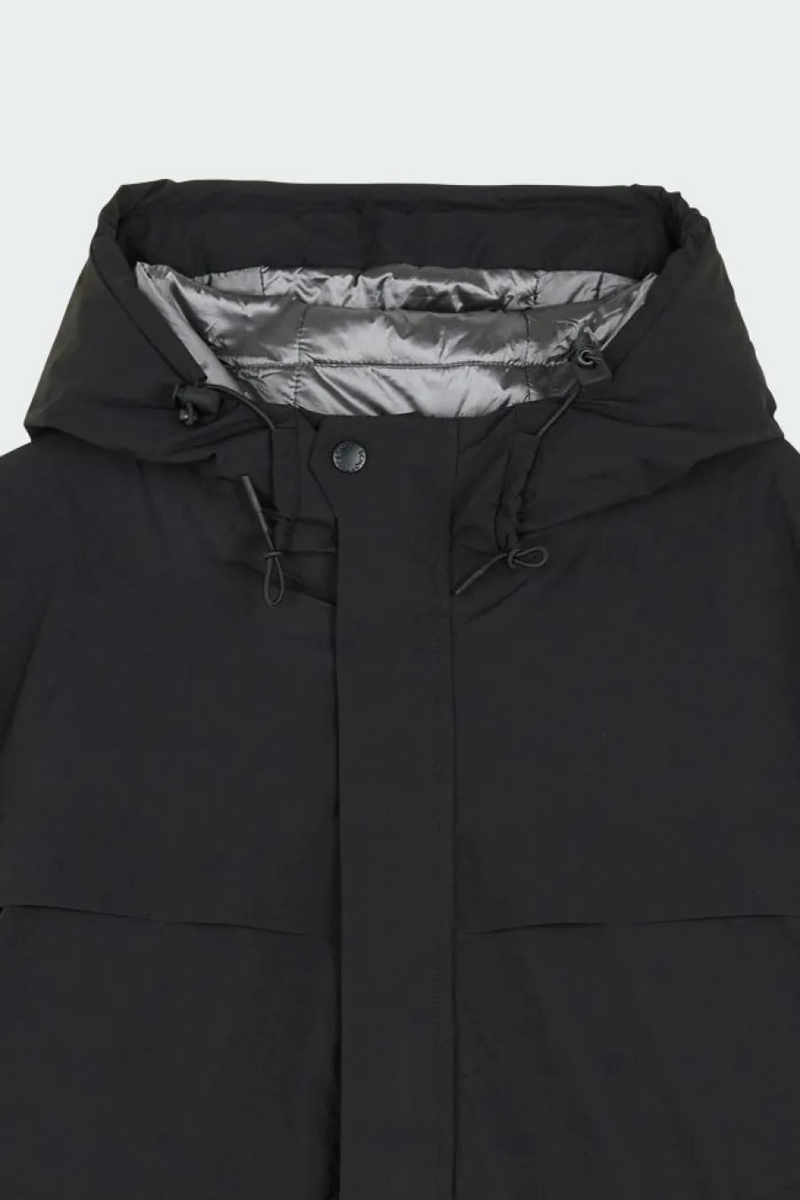 VESTE TECH LEGERE CAPUCHE COUTURES SOUDEES - Doudoune | Noir*SCHOTT