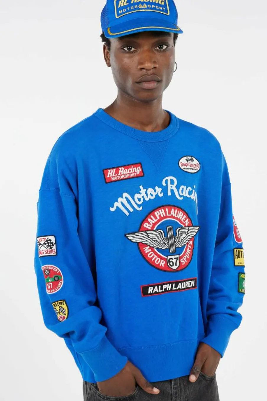 Vintage Fit Fleece Graphic Sweatshirt - Sweatshirt | Bleu*POLO RALPH LAUREN Sale
