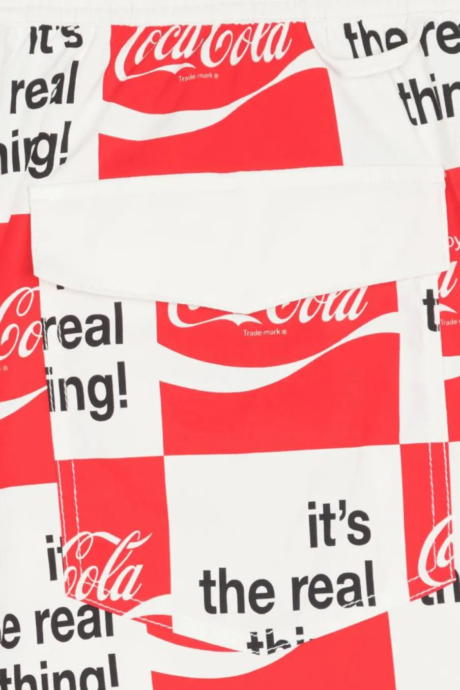 VOYAGE - Short de bain - x COCA COLA | Blanc*BRIXTON Outlet