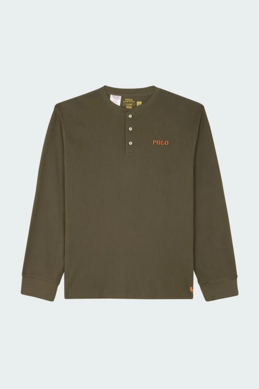 Waffle-Knit Henley Sleep Shirt - Haut de pyjama | Kaki*POLO RALPH LAUREN Hot