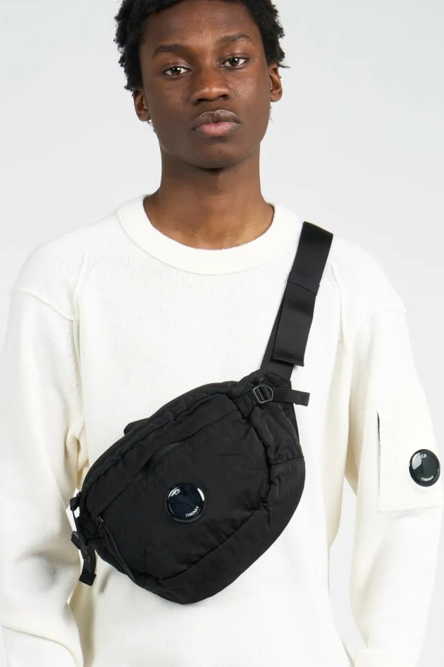WAIST BAG IN NYLON - Sac à bandoulière | Noir*C.P. COMPANY Hot
