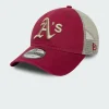 WASHED 9TWENTY TRUCKER OAKATH - Casquette | Rouge*NEW ERA New